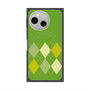 プレミアムスクエアケース with SnapMag［ Nordic Argyle - Green ］