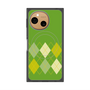プレミアムスクエアケース with SnapMag［ Nordic Argyle - Green ］