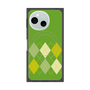 プレミアムスクエアケース with SnapMag［ Nordic Argyle - Green ］