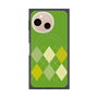 プレミアムスクエアケース with SnapMag［ Nordic Argyle - Green ］