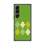プレミアムスクエアケース with SnapMag［ Nordic Argyle - Green ］