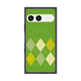 プレミアムスクエアケース with SnapMag［ Nordic Argyle - Green ］