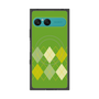 プレミアムスクエアケース with SnapMag［ Nordic Argyle - Green ］