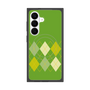 プレミアムスクエアケース with SnapMag［ Nordic Argyle - Green ］