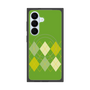 プレミアムスクエアケース with SnapMag［ Nordic Argyle - Green ］