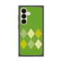 プレミアムスクエアケース with SnapMag［ Nordic Argyle - Green ］