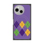 プレミアムスクエアケース with SnapMag［ Nordic Argyle - Purple ］