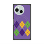 プレミアムスクエアケース with SnapMag［ Nordic Argyle - Purple ］