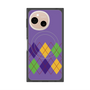 プレミアムスクエアケース with SnapMag［ Nordic Argyle - Purple ］