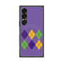プレミアムスクエアケース with SnapMag［ Nordic Argyle - Purple ］