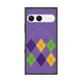 プレミアムスクエアケース with SnapMag［ Nordic Argyle - Purple ］