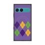 プレミアムスクエアケース with SnapMag［ Nordic Argyle - Purple ］