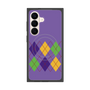 プレミアムスクエアケース with SnapMag［ Nordic Argyle - Purple ］