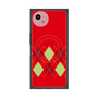 プレミアムスクエアケース with SnapMag［ Nordic Argyle - Red ］