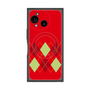 プレミアムスクエアケース with SnapMag［ Nordic Argyle - Red ］