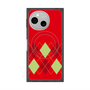 プレミアムスクエアケース with SnapMag［ Nordic Argyle - Red ］