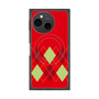 プレミアムスクエアケース with SnapMag［ Nordic Argyle - Red ］
