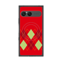 プレミアムスクエアケース with SnapMag［ Nordic Argyle - Red ］