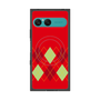 プレミアムスクエアケース with SnapMag［ Nordic Argyle - Red ］