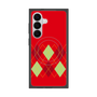 プレミアムスクエアケース with SnapMag［ Nordic Argyle - Red ］