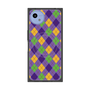 プレミアムスクエアケース with SnapMag［ Argyle - Purple ］