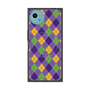 プレミアムスクエアケース with SnapMag［ Argyle - Purple ］