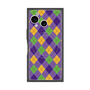 プレミアムスクエアケース with SnapMag［ Argyle - Purple ］