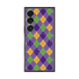 プレミアムスクエアケース with SnapMag［ Argyle - Purple ］