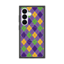 プレミアムスクエアケース with SnapMag［ Argyle - Purple ］