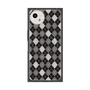 プレミアムスクエアケース with SnapMag［ Argyle - Black ］