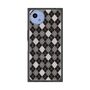プレミアムスクエアケース with SnapMag［ Argyle - Black ］