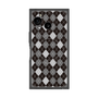 プレミアムスクエアケース with SnapMag［ Argyle - Black ］