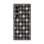プレミアムスクエアケース with SnapMag［ Argyle - Black ］