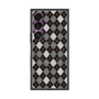 プレミアムスクエアケース with SnapMag［ Argyle - Black ］