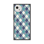 プレミアムスクエアケース with SnapMag［ Argyle - Blue ］