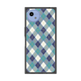 プレミアムスクエアケース with SnapMag［ Argyle - Blue ］