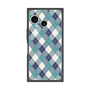 プレミアムスクエアケース with SnapMag［ Argyle - Blue ］