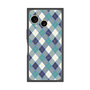 プレミアムスクエアケース with SnapMag［ Argyle - Blue ］