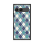 プレミアムスクエアケース with SnapMag［ Argyle - Blue ］