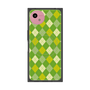 プレミアムスクエアケース with SnapMag［ Argyle - Green ］