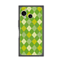 プレミアムスクエアケース with SnapMag［ Argyle - Green ］