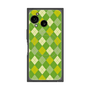 プレミアムスクエアケース with SnapMag［ Argyle - Green ］