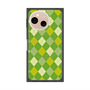 プレミアムスクエアケース with SnapMag［ Argyle - Green ］