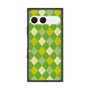 プレミアムスクエアケース with SnapMag［ Argyle - Green ］