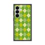 プレミアムスクエアケース with SnapMag［ Argyle - Green ］
