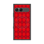 プレミアムスクエアケース with SnapMag［ Argyle - Red ］