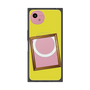 プレミアムスクエアケース with SnapMag［ Photo Frame - Yellow ］
