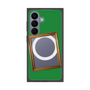 プレミアムスクエアケース with SnapMag［ Photo Frame - Green ］
