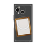 プレミアムスクエアケース with SnapMag［ Photo Frame - Gray ］
