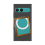 プレミアムスクエアケース with SnapMag［ Photo Frame - Gray ］